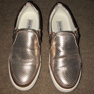 Rose gold shoes